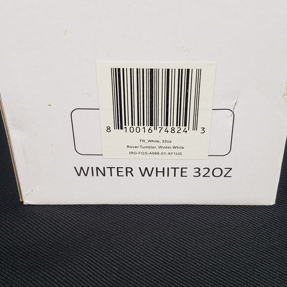 IRON °FLASK 32oz Rover Tumbler Winter White Vacuum Insulated 2 Black Straws - Picture 13 of 16